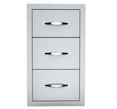 Sunstone Classic Series Flush Style 17” Drawers and Paper Holder showcasing the sleek design and stainless steel construction.